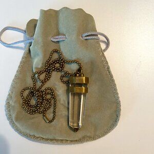 Indigo Unveiled Quartz Pendant